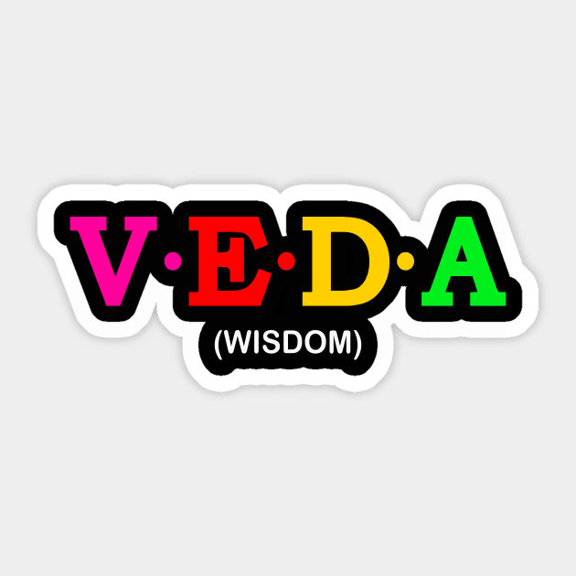 Veda - Wisdom. Sticker by Koolstudio